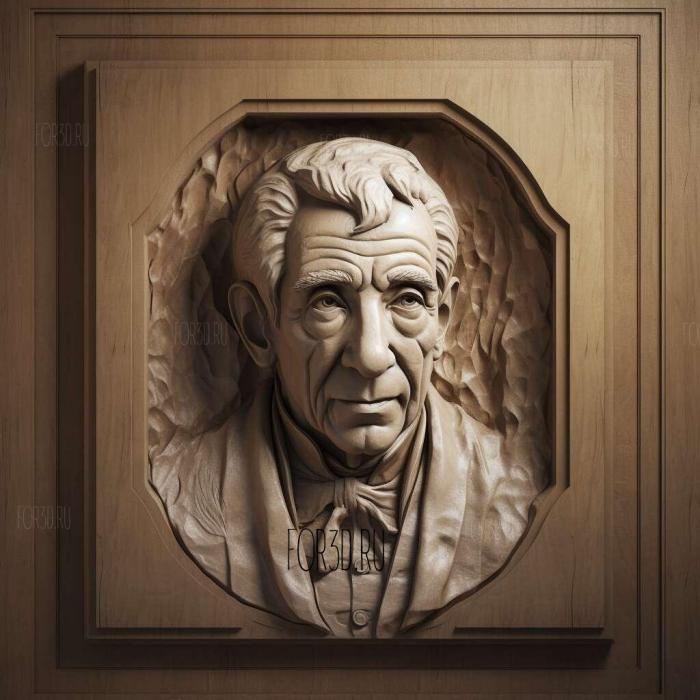 Joseph Haydn 1 stl model for CNC